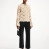By Malene Birger Knitwear^Gwenevere Crochet Shirt Oyster Gray