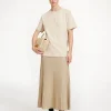 By Malene Birger Skirts | Knitwear^Hevina Maxi Skirt Twill Beige