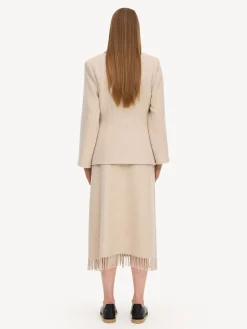 By Malene Birger Blazers^Iggie Fringed Blazer Mojave Desert