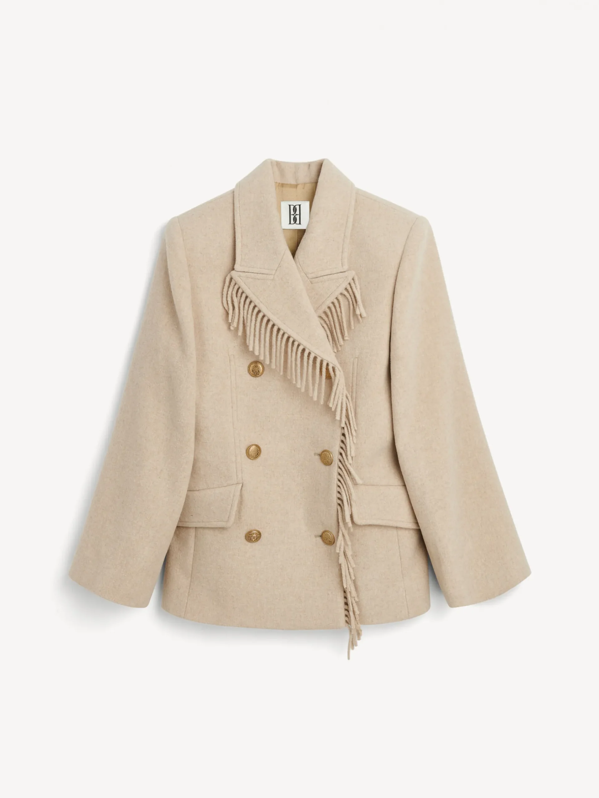 By Malene Birger Blazers^Iggie Fringed Blazer Mojave Desert