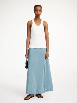 By Malene Birger Skirts^Isoldas Maxi Skirt Cool Water