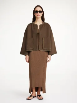 By Malene Birger Coats & Jackets^Jacquie Wool Jacket Shitake