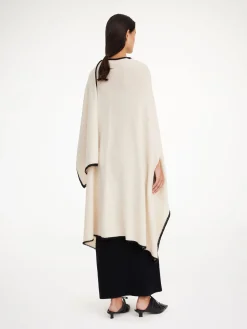 By Malene Birger Knitwear | Coats & Jackets^Kassira Merino-blend Poncho Oyster Gray