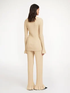 By Malene Birger Knitwear | Trousers^Kenzie Trousers Warm Sand