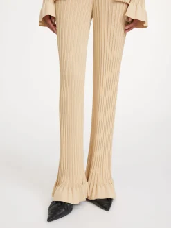By Malene Birger Knitwear | Trousers^Kenzie Trousers Warm Sand
