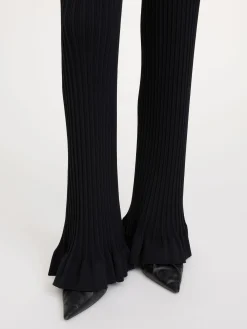 By Malene Birger Knitwear | Trousers^Kenzie Trousers Black