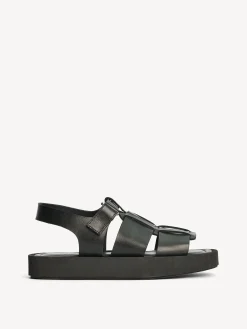 By Malene Birger Shoes^Kleva Leather Sandals Black