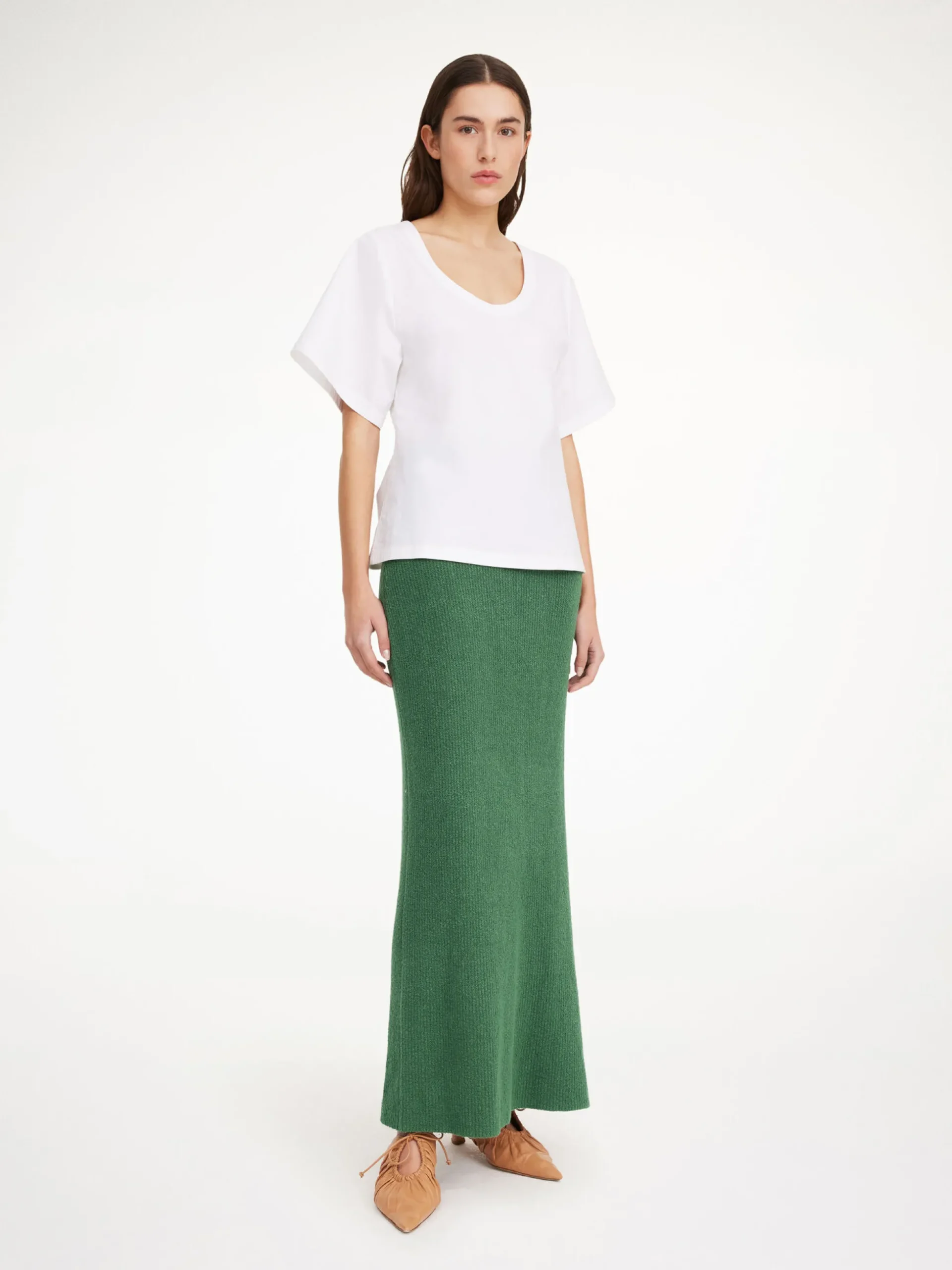 By Malene Birger Skirts | Knitwear^Kyara Maxi Skirt Comfrey
