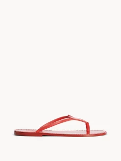By Malene Birger Shoes^Ladina Leather Sandals Jester Red