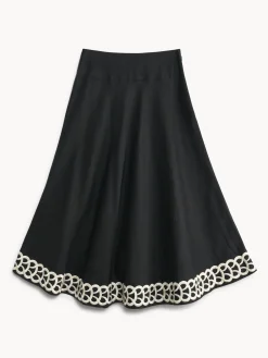 By Malene Birger Skirts^Leonne Linen Skirt Black