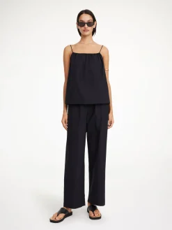By Malene Birger Shirts & Blouses^Leonnes Organic Cotton Top Black