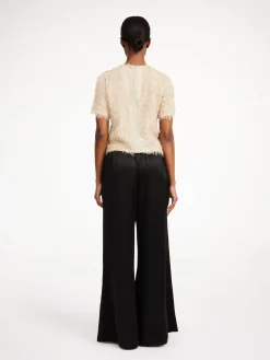 By Malene Birger Trousers^Lucee Flared Trousers Black