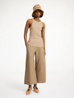 By Malene Birger Trousers^Luisa High-waisted Trousers Shitake