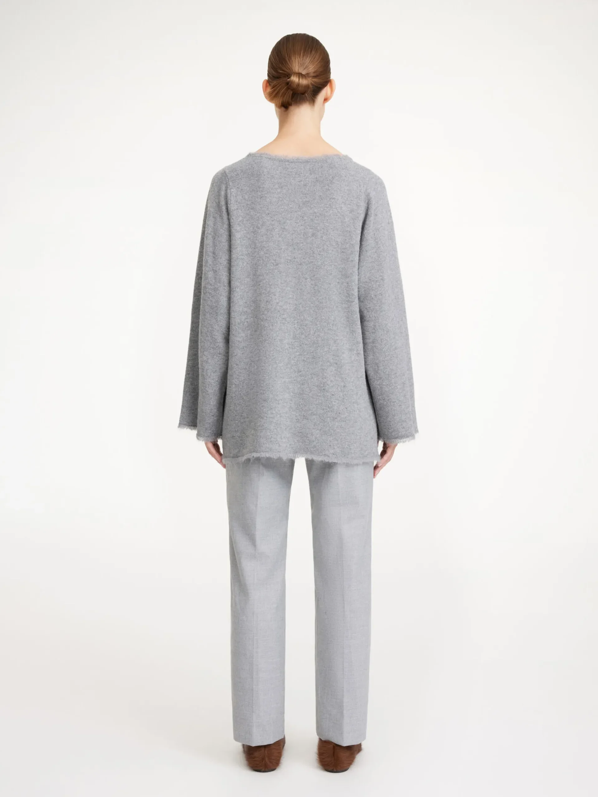 By Malene Birger Knitwear^Luise Sweater Grey Melange