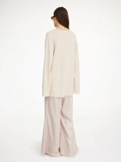 By Malene Birger Knitwear^Luise Sweater Oyster Gray