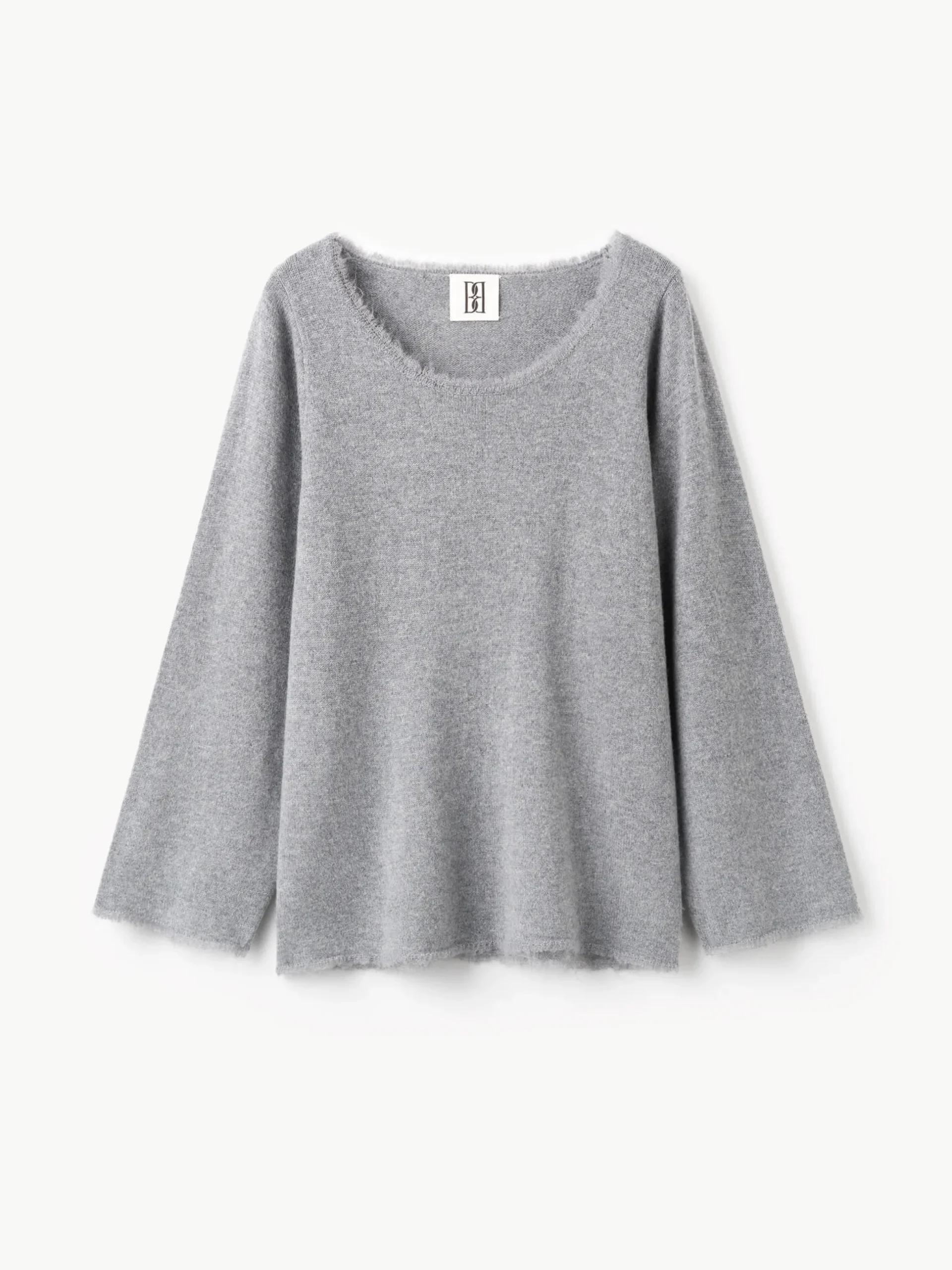 By Malene Birger Knitwear^Luise Sweater Grey Melange