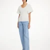 By Malene Birger Tops^Lunai T-shirt Soft White