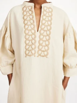 By Malene Birger Dresses^Lydea Linen Maxi Dress Oyster Gray