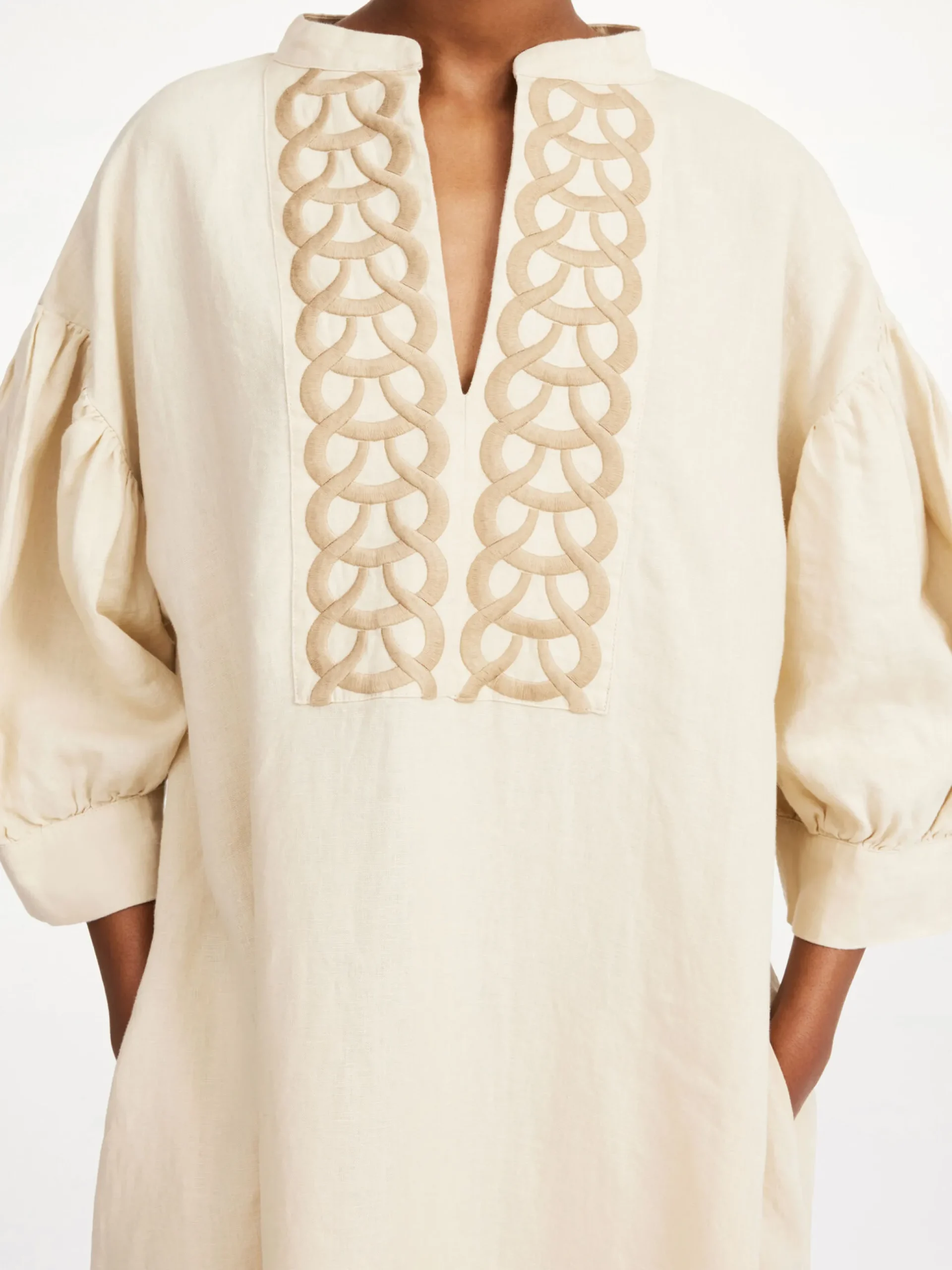 By Malene Birger Dresses^Lydea Linen Maxi Dress Oyster Gray