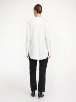 By Malene Birger Shirts & Blouses^Mabillon Silk Shirt Soft White