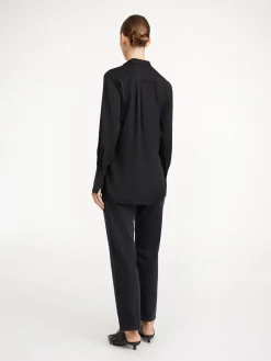 By Malene Birger Shirts & Blouses^Mabillon Silk Shirt Black