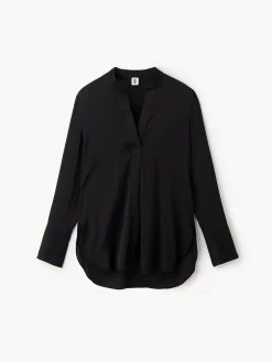 By Malene Birger Shirts & Blouses^Mabillon Silk Shirt Black