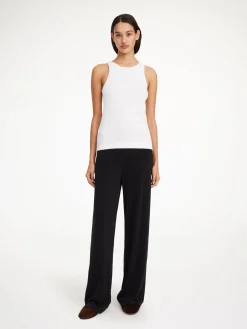 By Malene Birger Trousers^Mandala Wide-leg Trousers Black