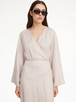 By Malene Birger Dresses^Manissa Maxi Dress Off white monogram