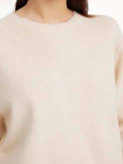 By Malene Birger Knitwear^Mantea Merino-blend Sweater Oyster Gray