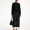 By Malene Birger Knitwear^Mantea Wool-blend Sweater Black