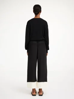 By Malene Birger Knitwear^Mantea Wool-blend Sweater Black