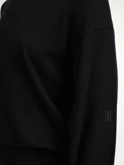 By Malene Birger Knitwear^Mantea Wool-blend Sweater Black