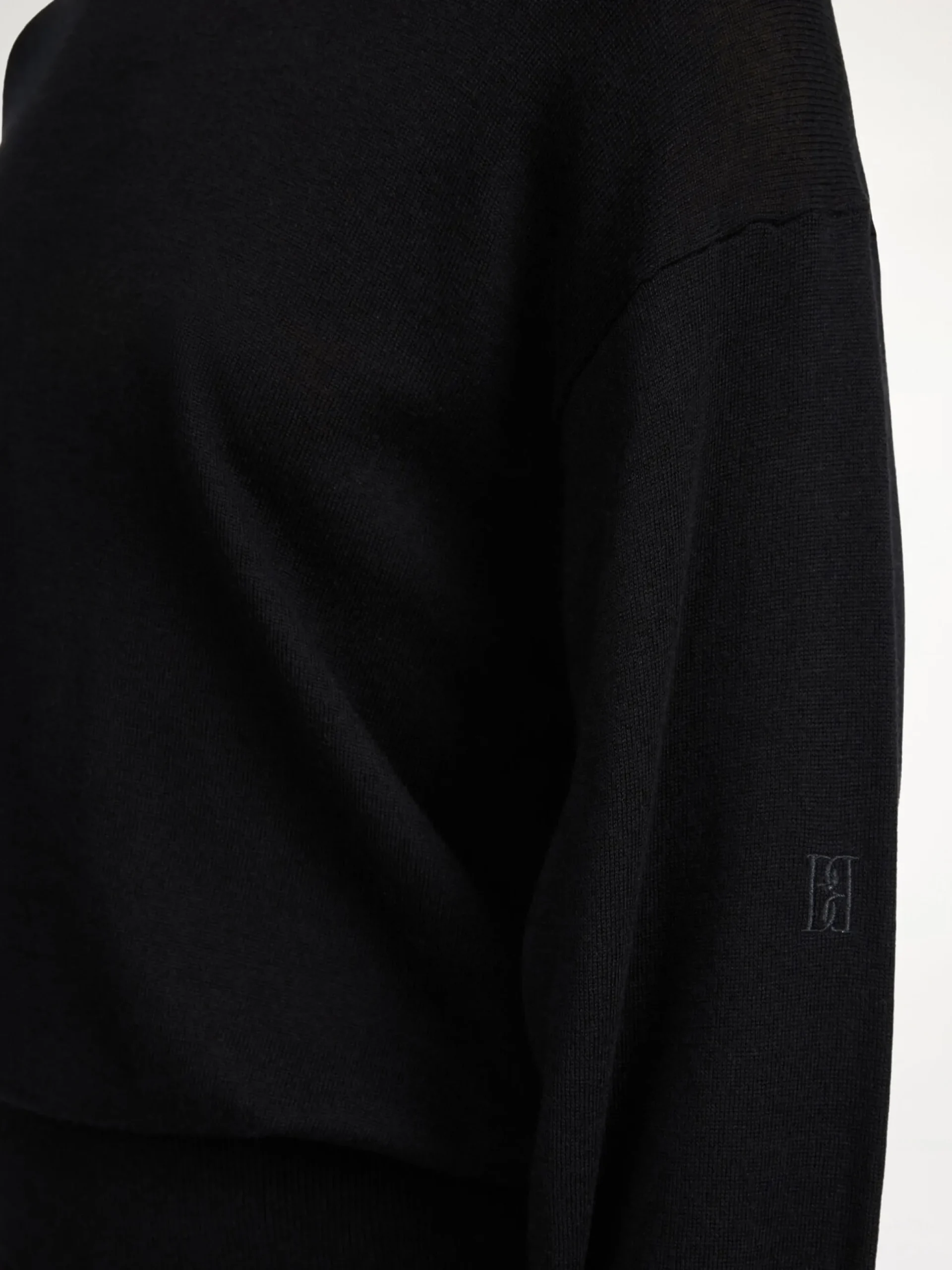 By Malene Birger Knitwear^Mantea Wool-blend Sweater Black