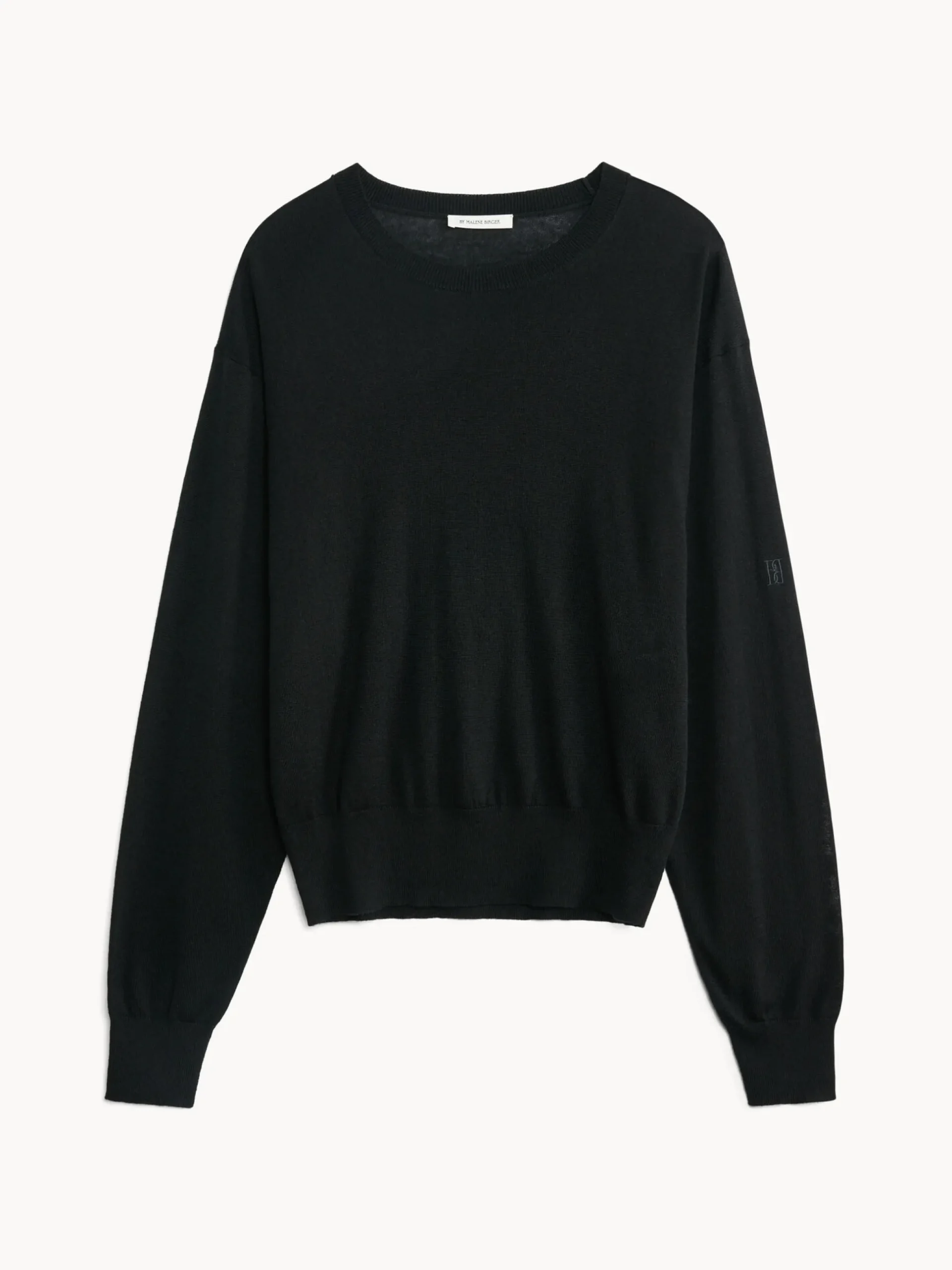 By Malene Birger Knitwear^Mantea Wool-blend Sweater Black