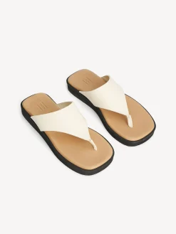 By Malene Birger Shoes^Marisol Leather Sandals Vanilla Cream
