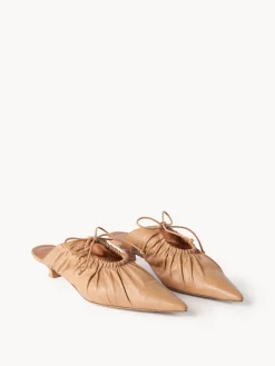 By Malene Birger Shoes^Masey Leather Mules Sand Beige