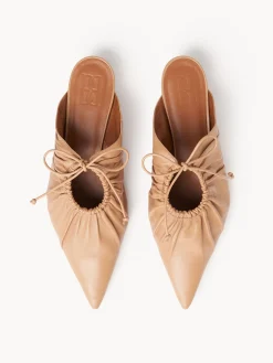By Malene Birger Shoes^Masey Leather Mules Sand Beige
