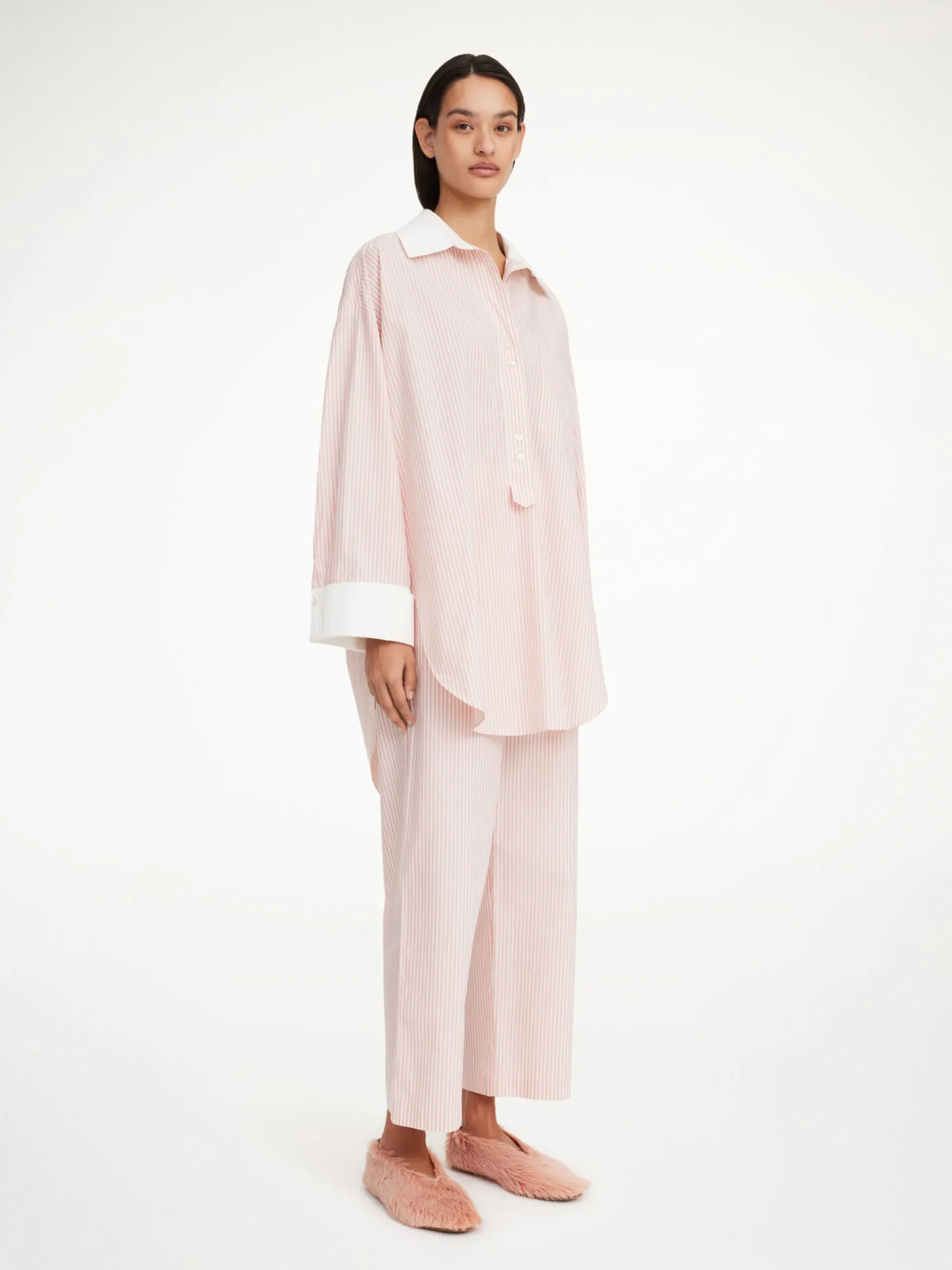 By Malene Birger Shirts & Blouses^Maye Organic Cotton Shirt Skinny Stripe Diva