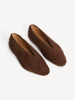 By Malene Birger Shoes^Merina Leather Flats Warm brown