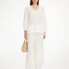 By Malene Birger Shirts & Blouses^Mikala Organic Linen Blouse Pure White