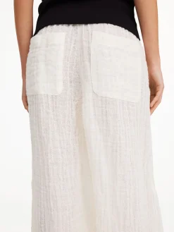 By Malene Birger Trousers^Mikele Organic Linen Trousers Pure White