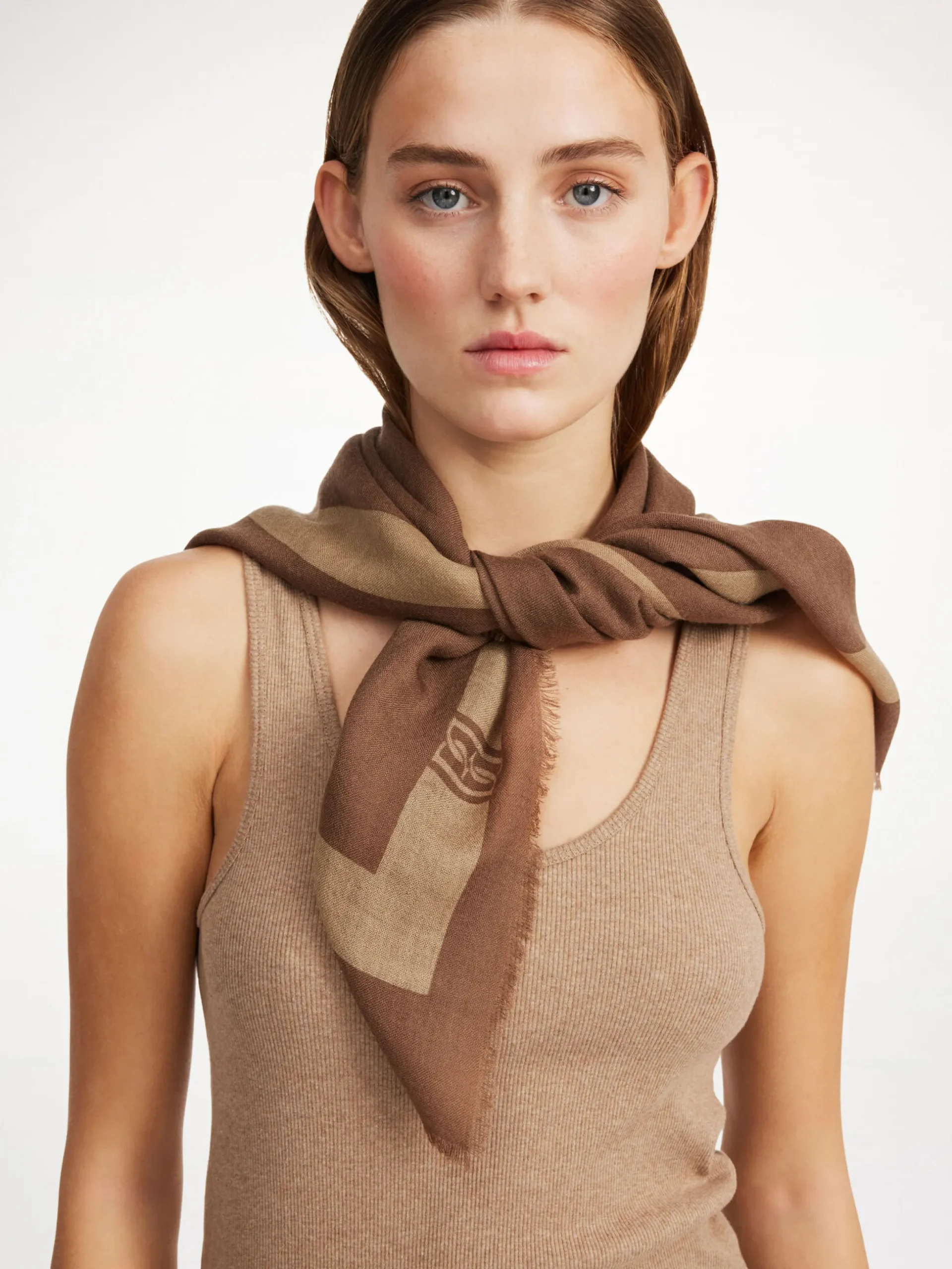 By Malene Birger Scarves^Monlo Wool Scarf Mink
