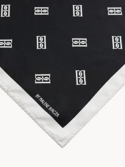 By Malene Birger Scarves^Monnas Silk Scarf Black