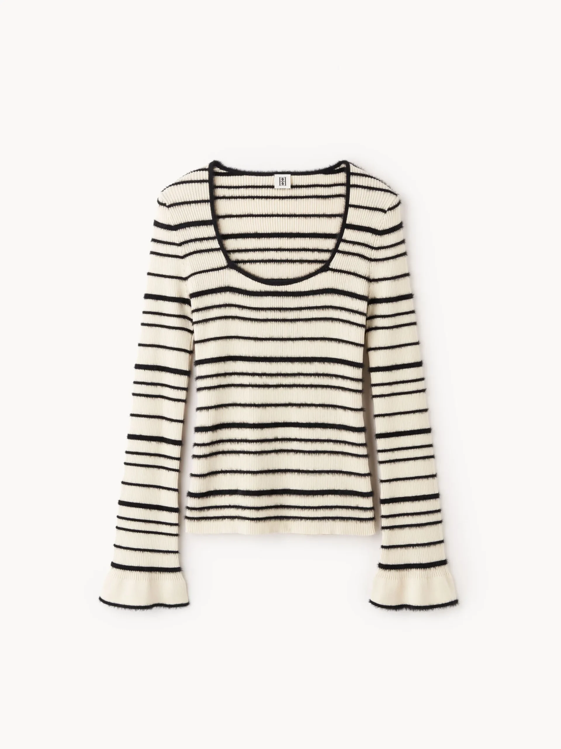 By Malene Birger Knitwear^Morila Sweater Black stripe