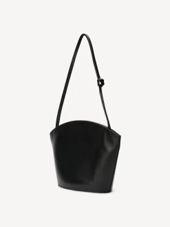 By Malene Birger Bags^Oblas Leather Shoulder Bag Black