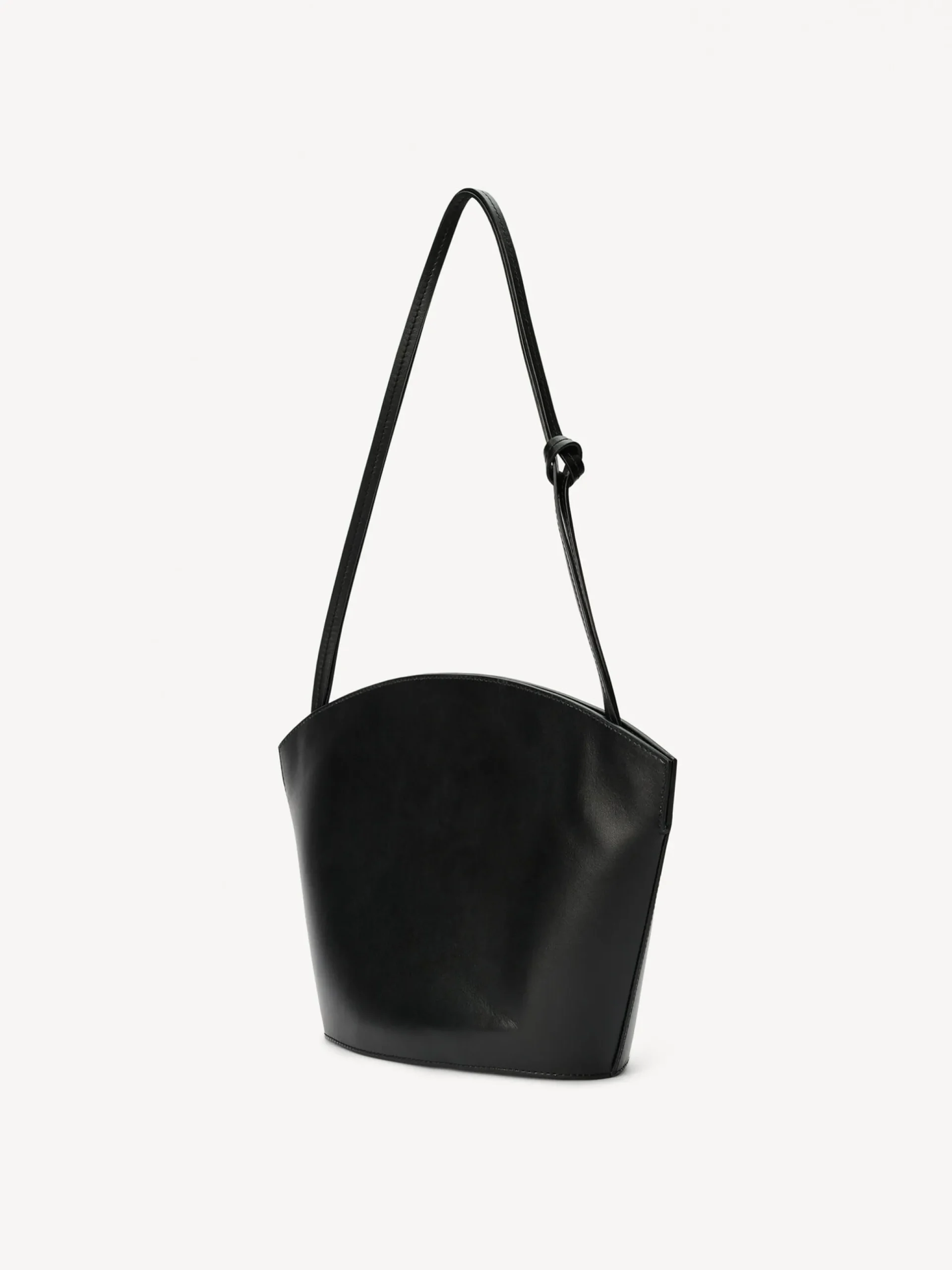 By Malene Birger Bags^Oblas Leather Shoulder Bag Black