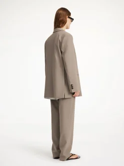 By Malene Birger Blazers^Ophie Single-breasted Blazer Shitake