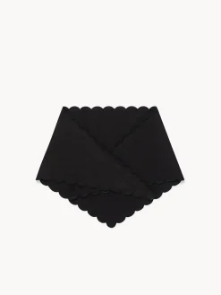 By Malene Birger Scarves^Orilla Organic Cotton Scarf Black