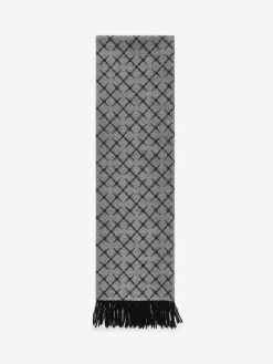 By Malene Birger Scarves^Ortega Cashmere-blend Scarf Light Grey Melange