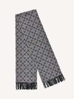 By Malene Birger Scarves^Ortega Cashmere-blend Scarf Light Grey Melange